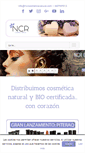 Mobile Screenshot of ncrcosmeticanatural.com