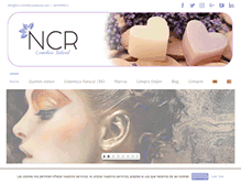 Tablet Screenshot of ncrcosmeticanatural.com